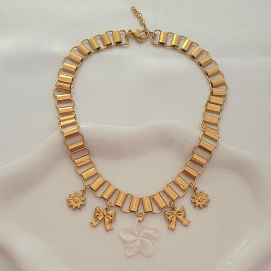 Collana charms Margherita oro