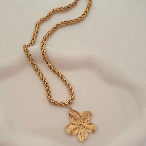 Collana Fiore oro