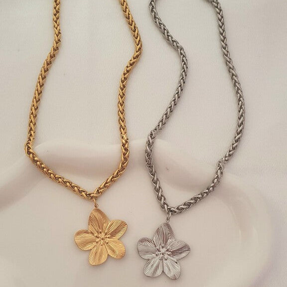 Collana Fiore oro
