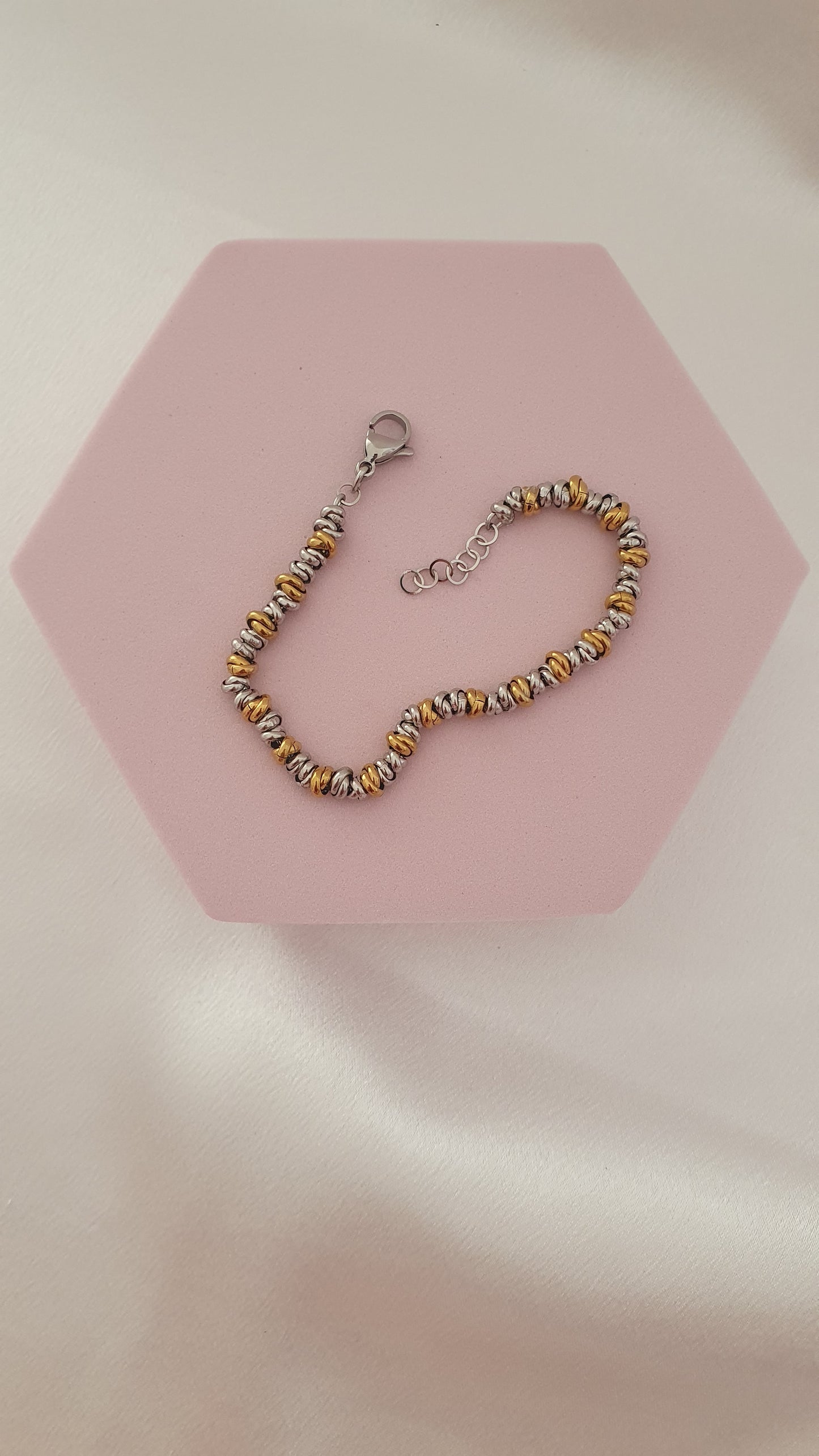 Bracciale Nodini bicolore