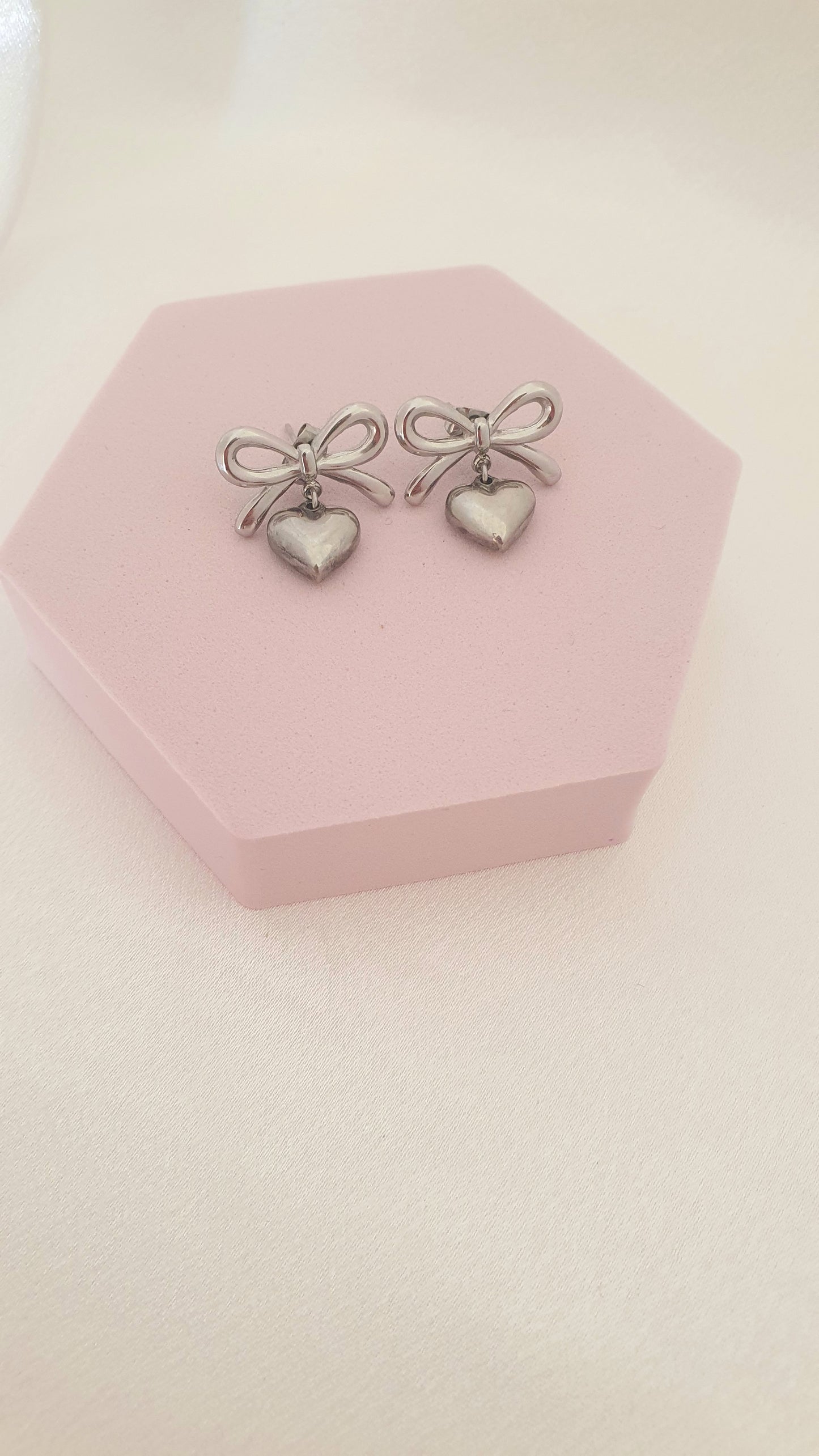 Orecchini Fiocco argento