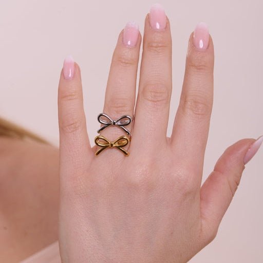 Anello Fiocco Argento - Refé Gioielli