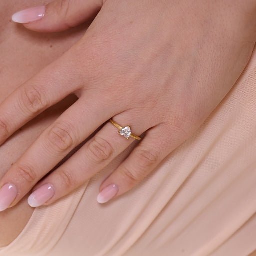 Anello Cuore Solitario - Refé Gioielli