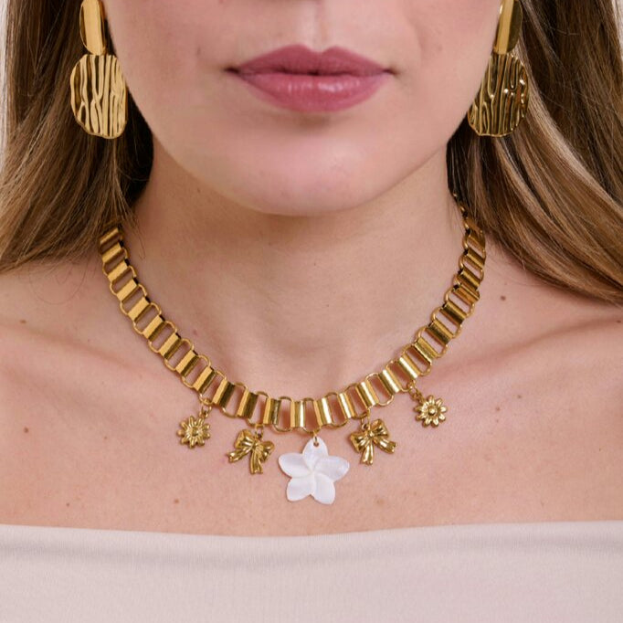 Collana charms Margherita oro