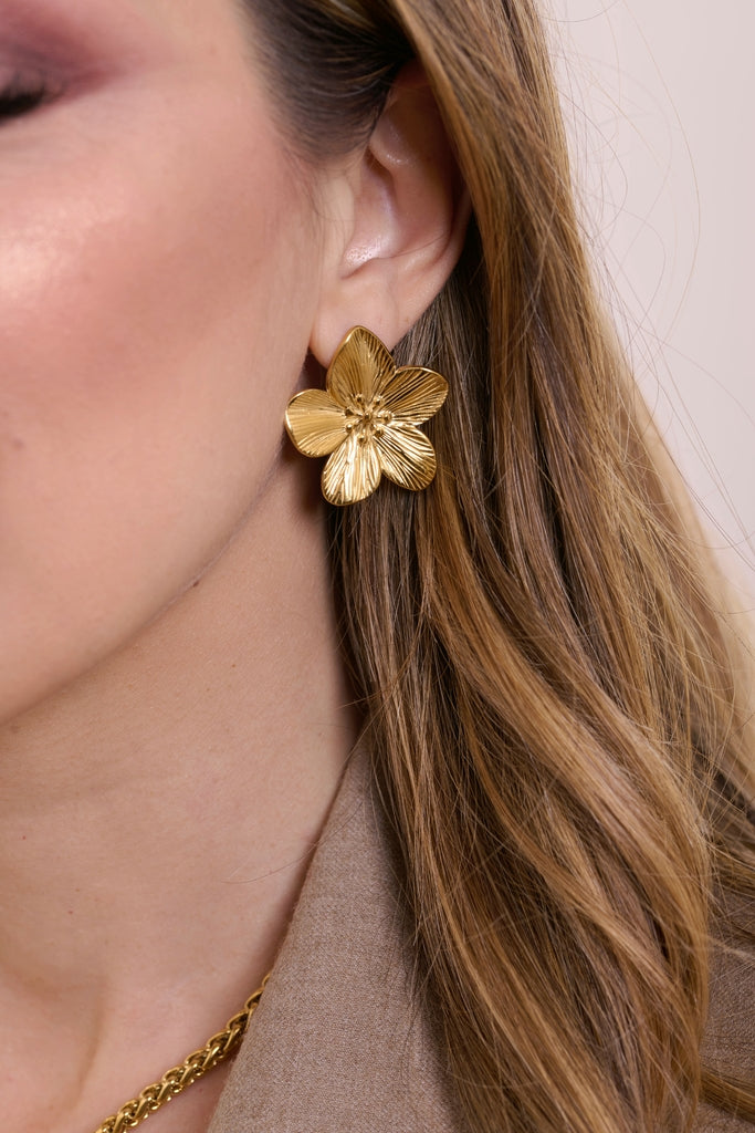 Orecchini Fiore oro