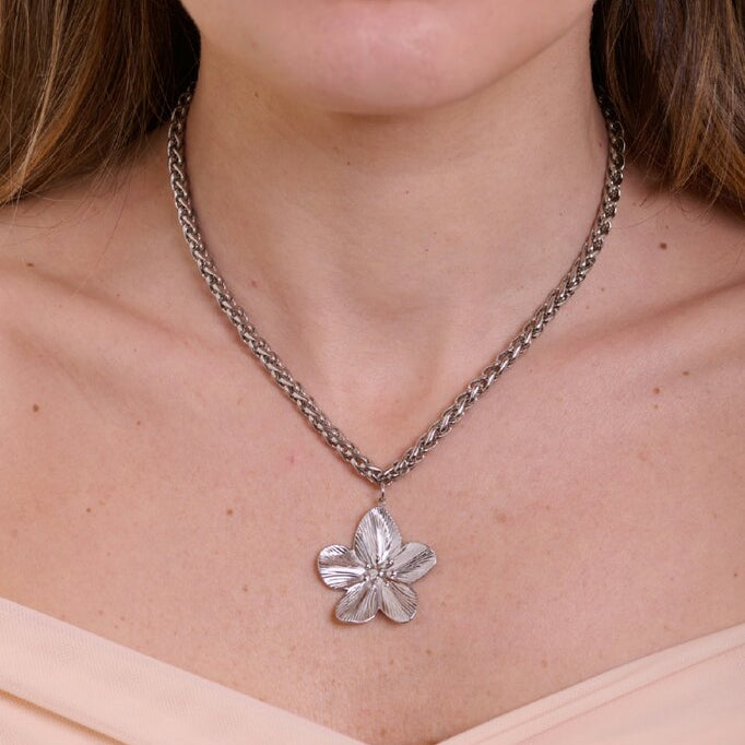 Collana Fiore argento