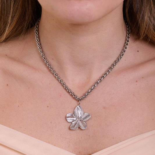 Collana Fiore argento