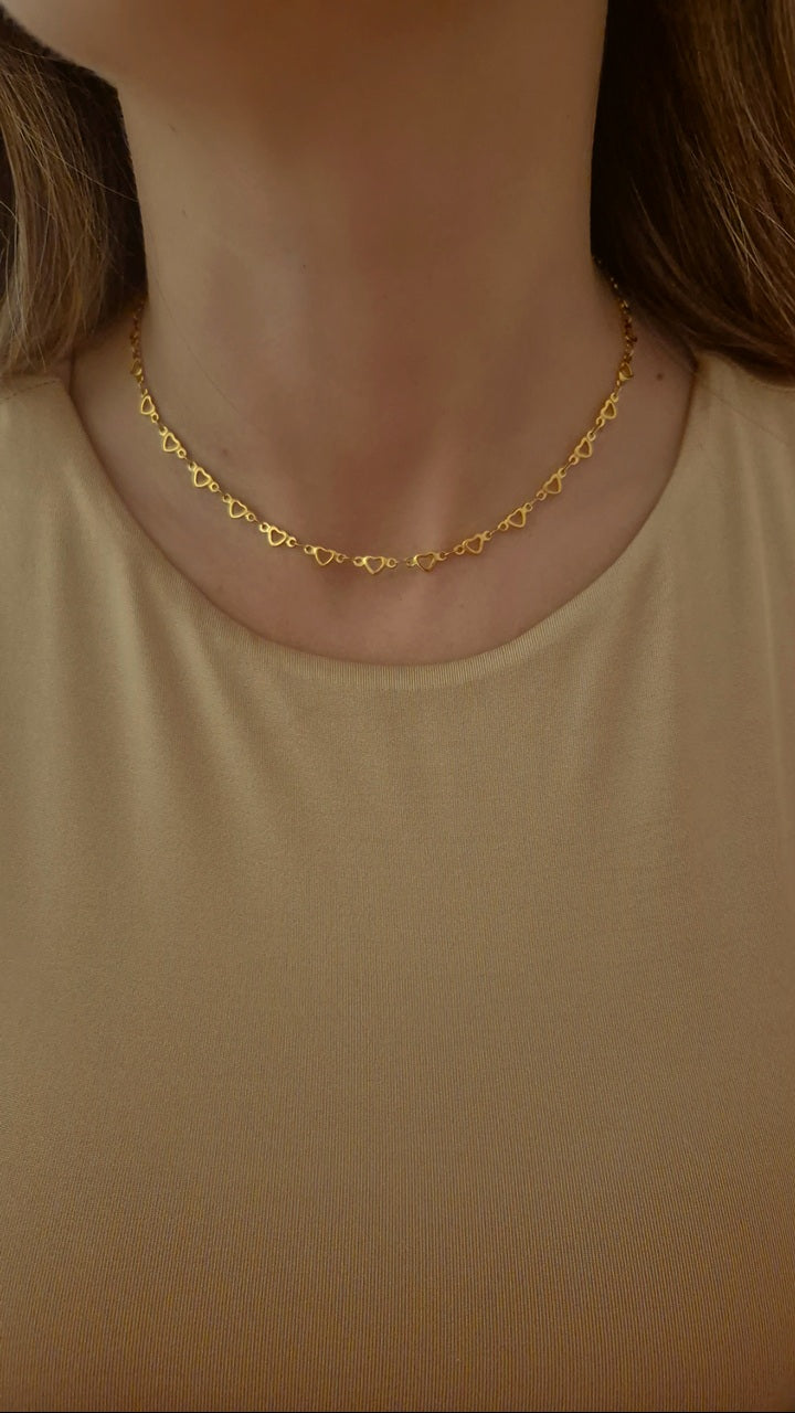 Collana Cuoricini