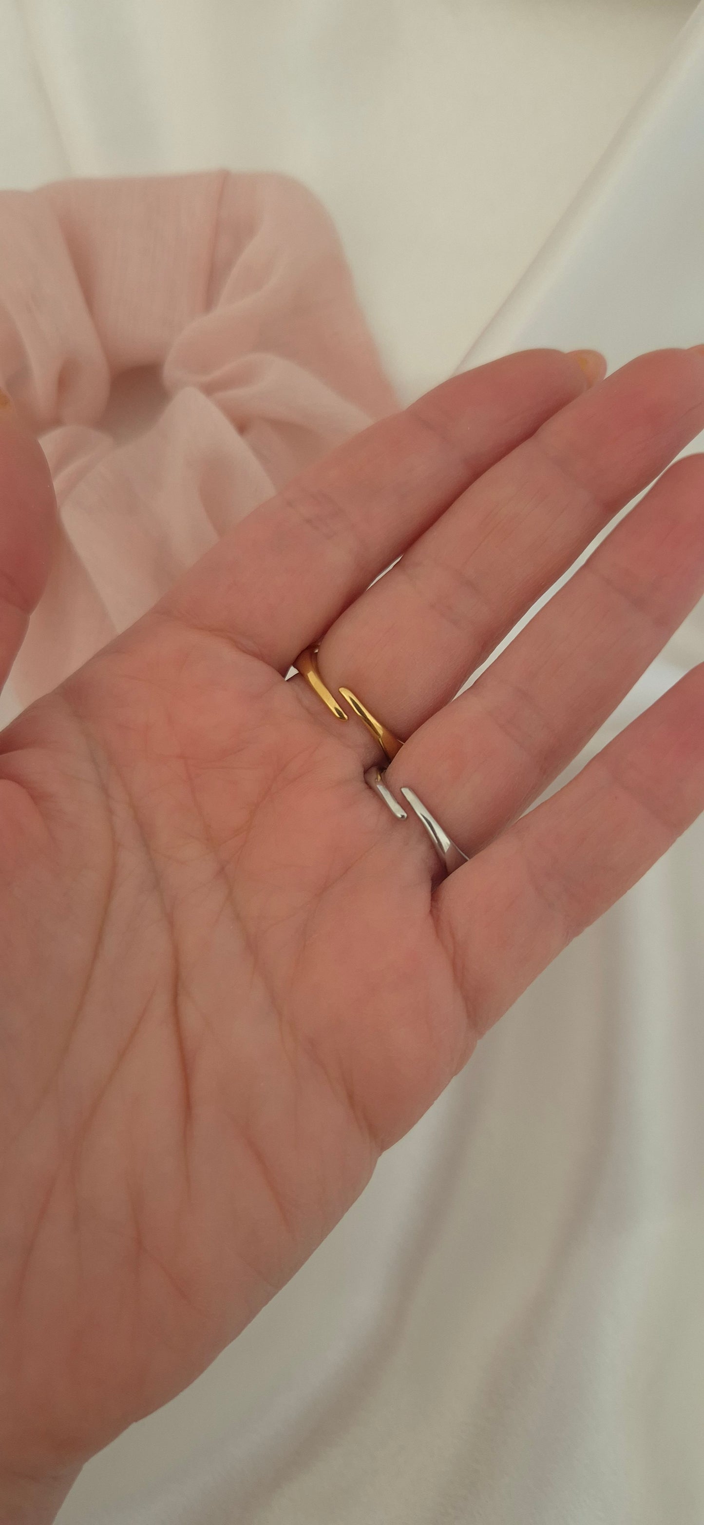 Anello Croissant dorato