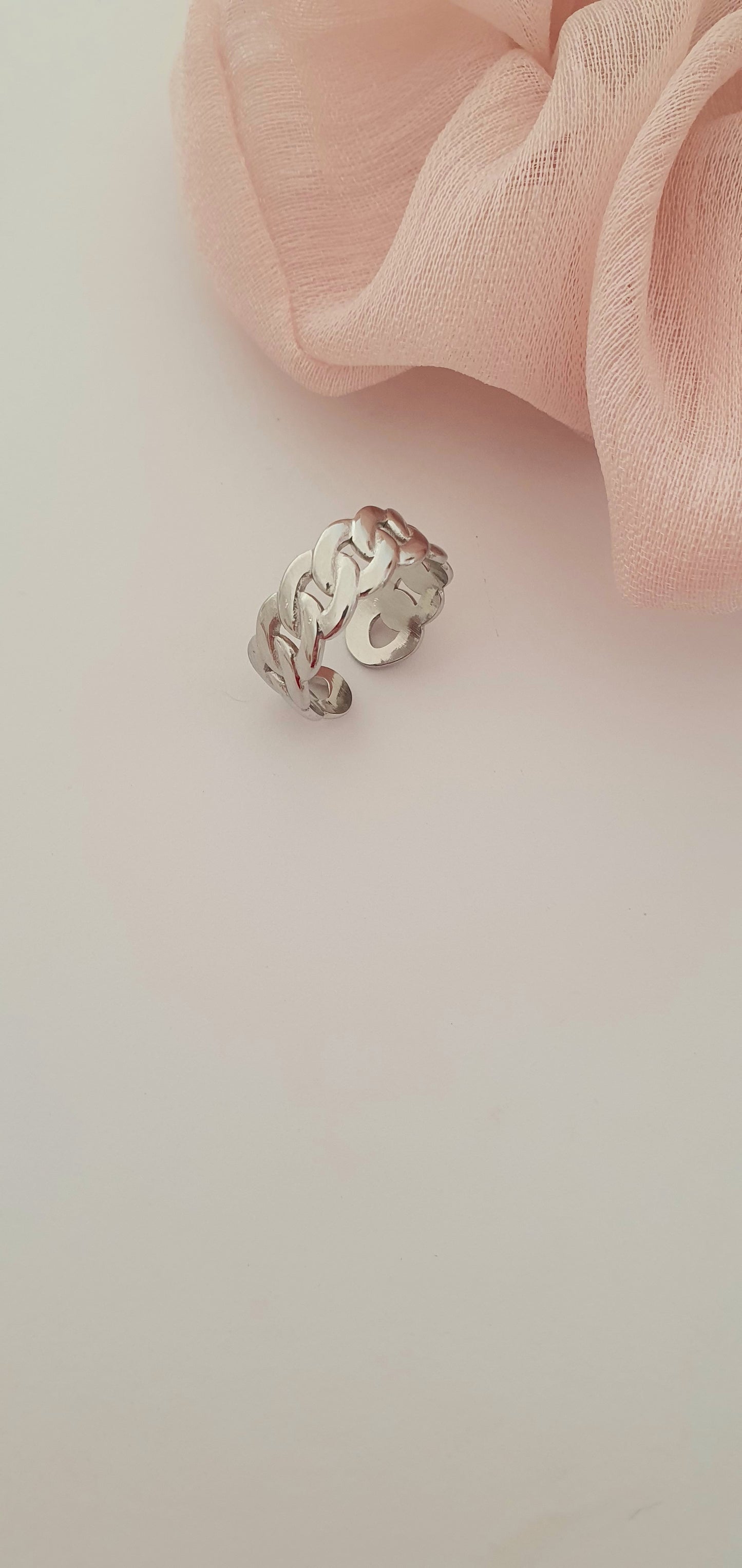 Anello Catena argento