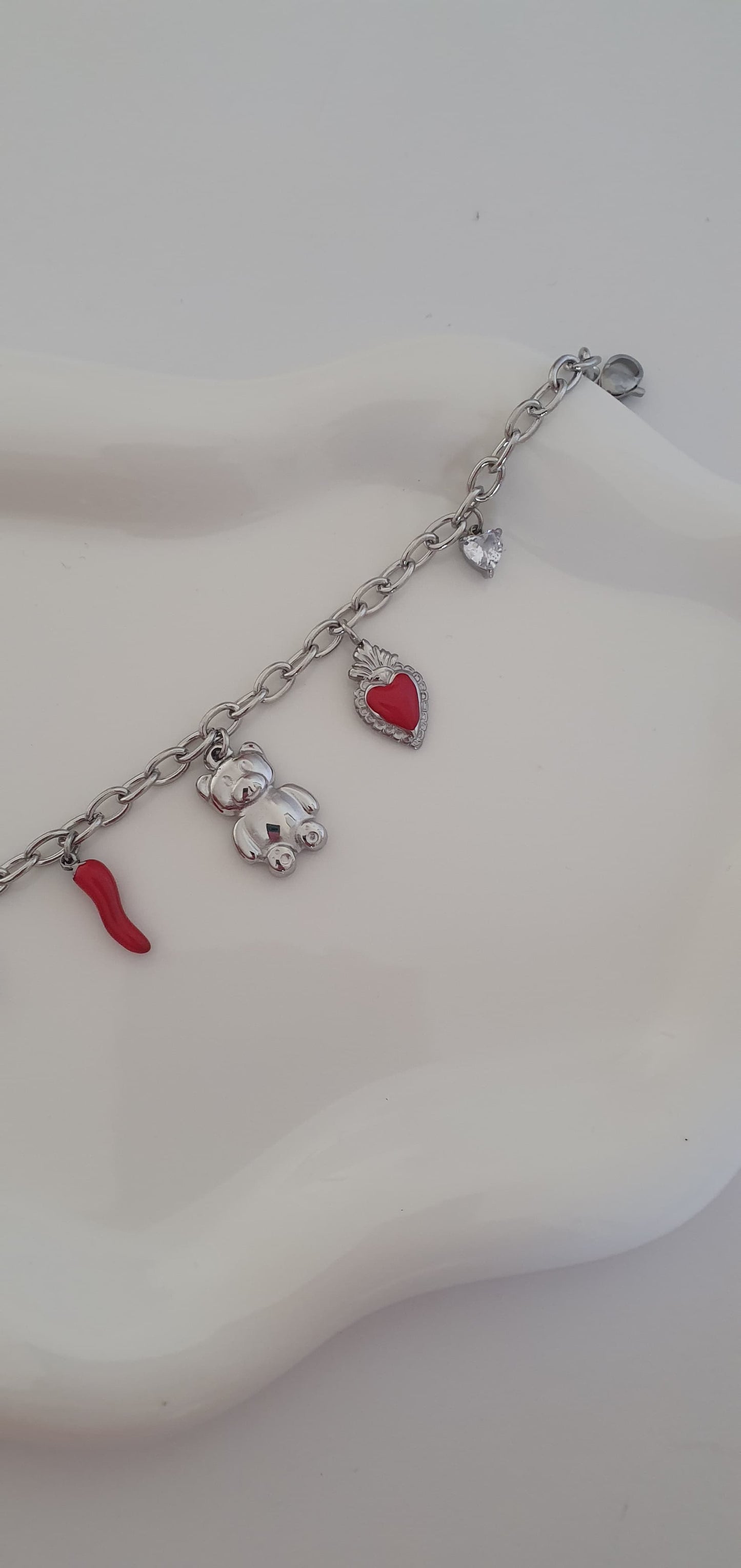 Bracciale Fortuna con Charms argentato