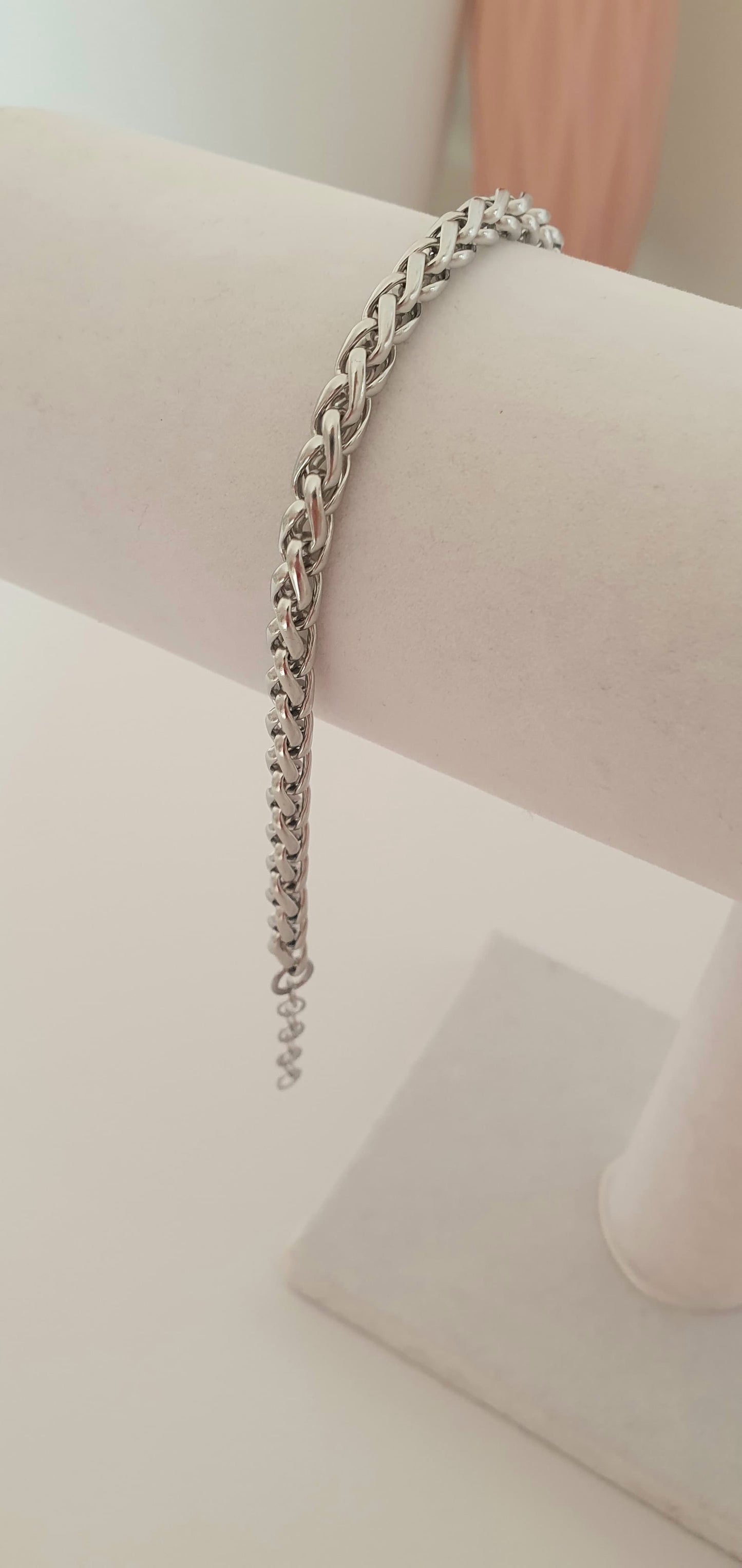 Bracciale Spiga argentato