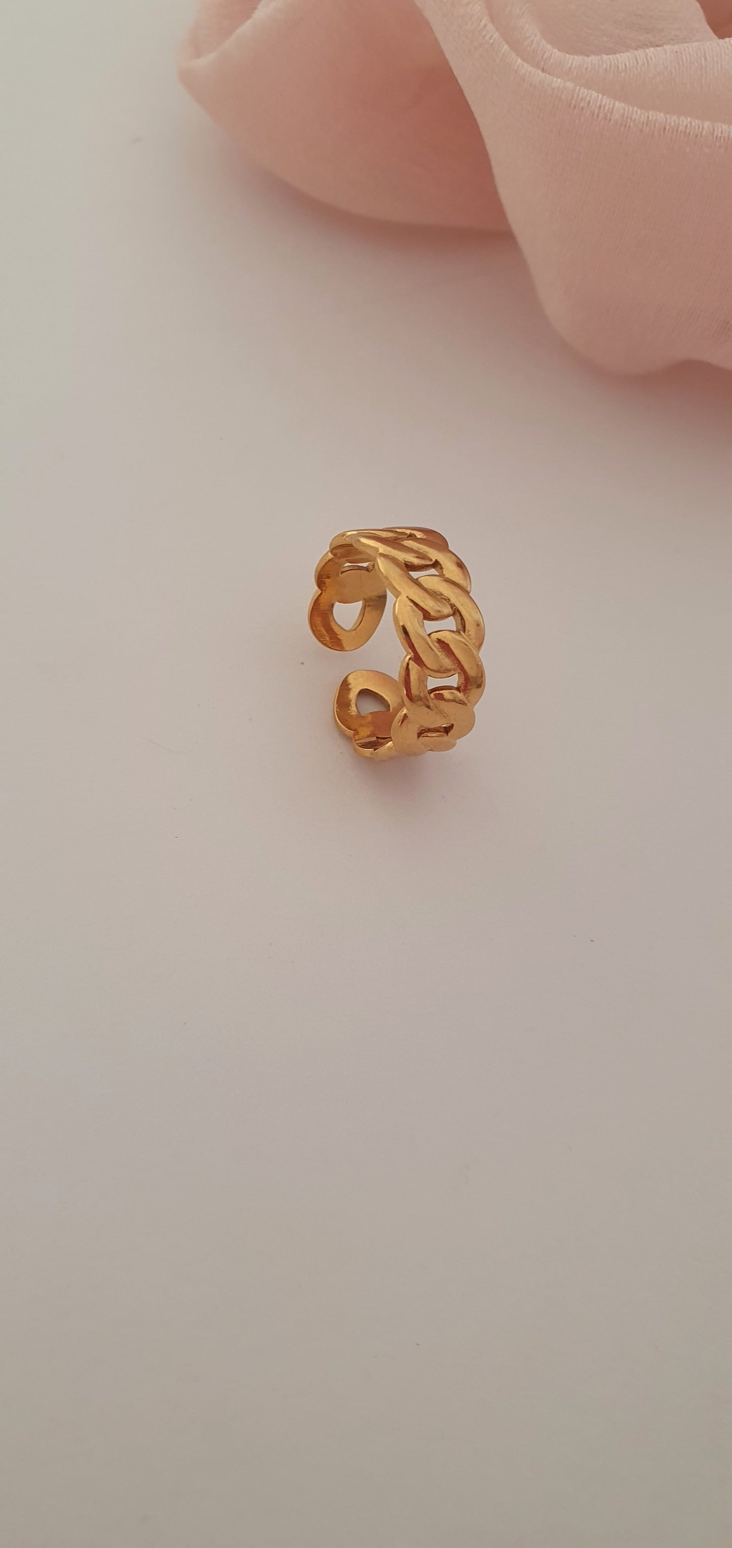 Anello Catena oro
