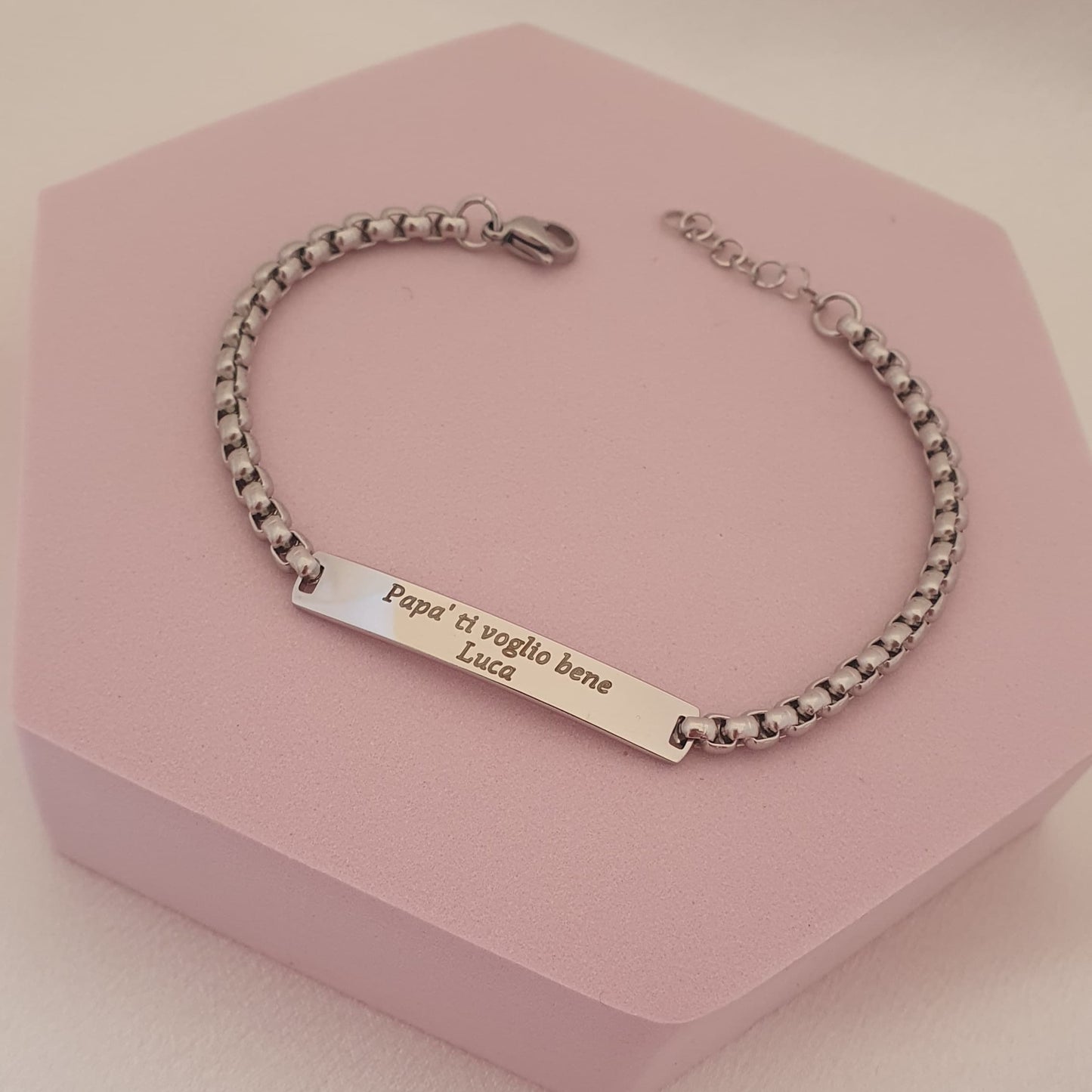 Bracciale Targhetta con incisione