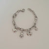 Bracciale con charms Sweet argentato