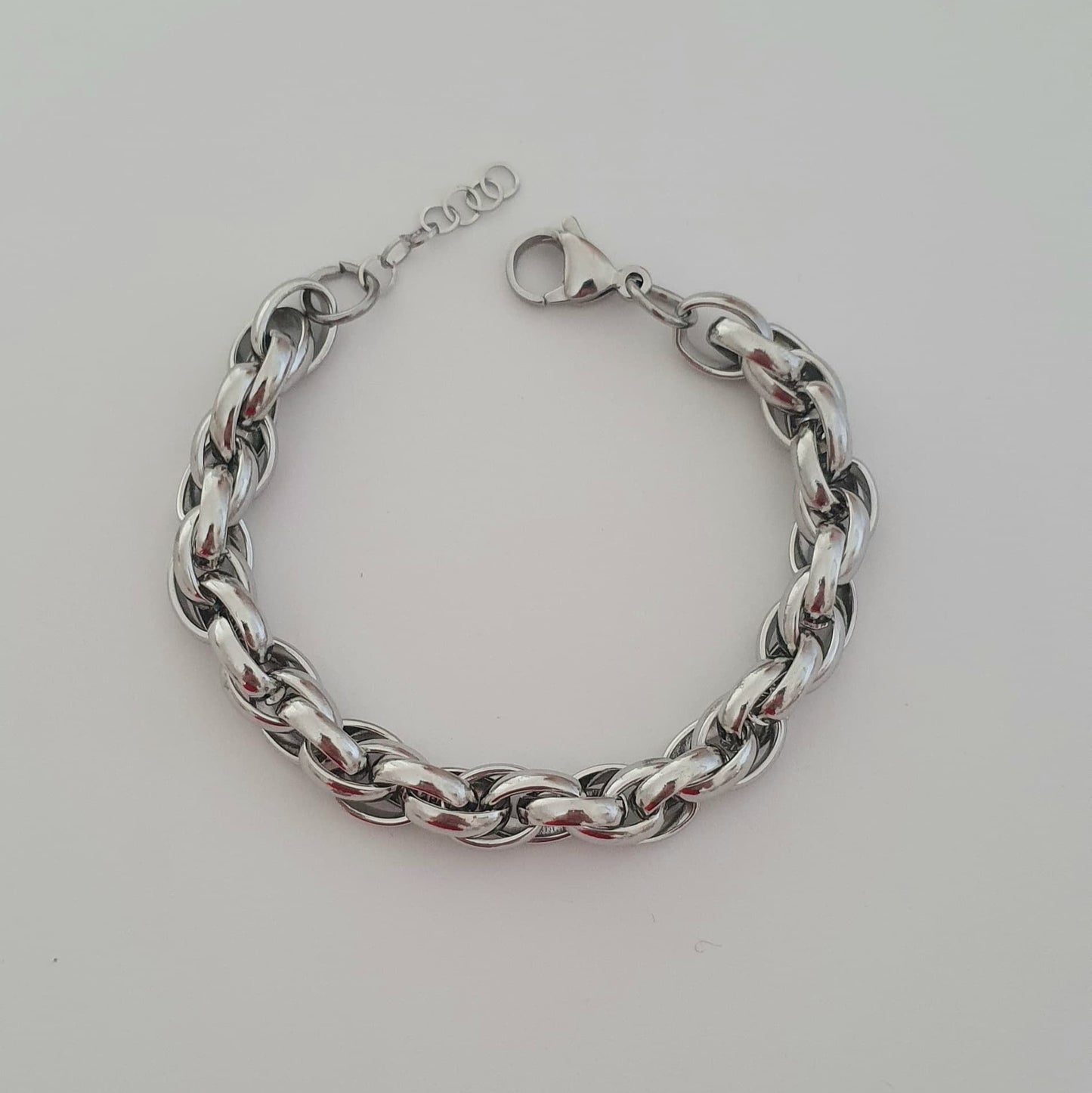 Bracciale Torchon argentato