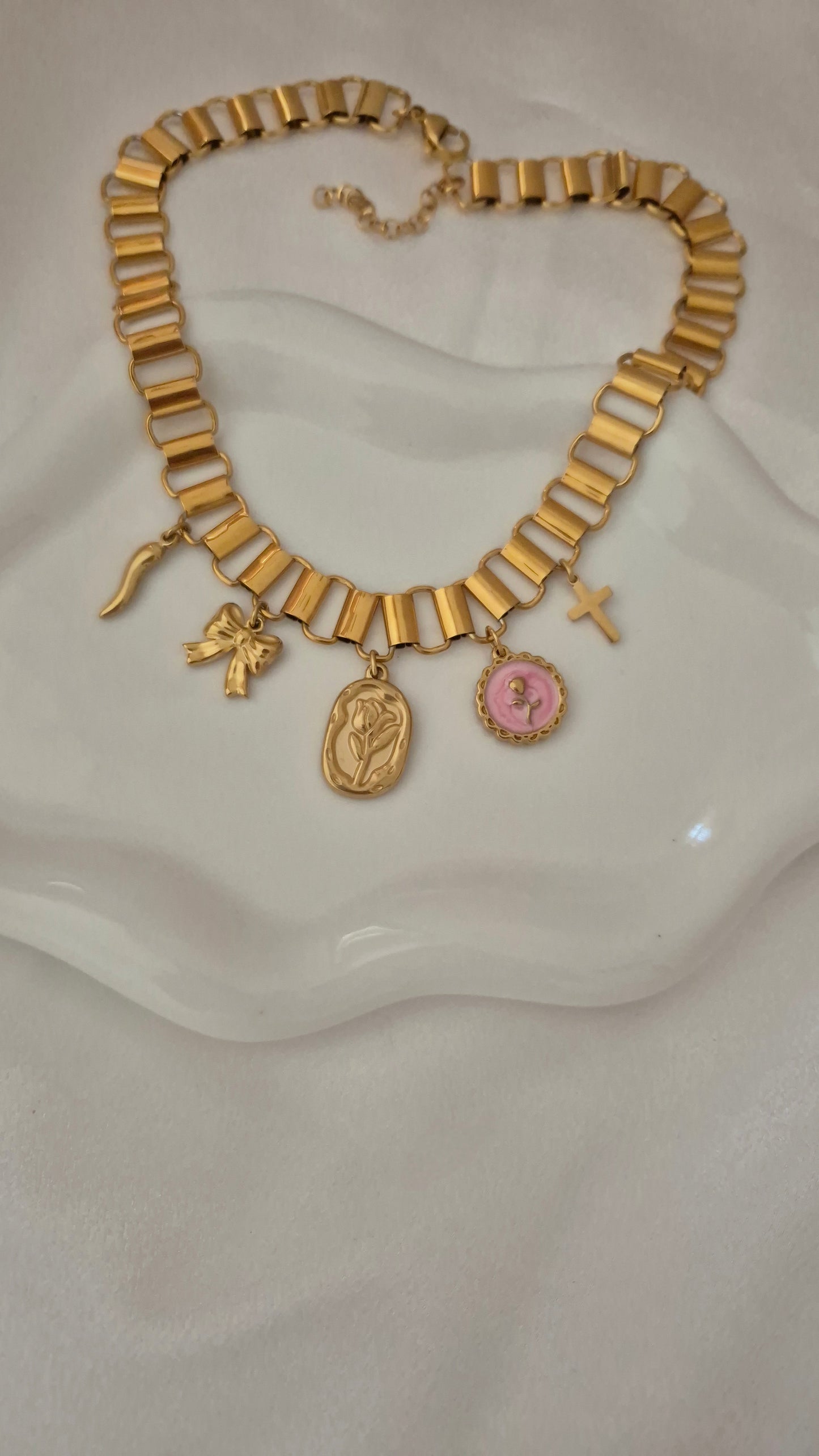 Collana charms Rossella