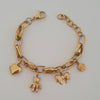 Bracciale con charms sweet dorato