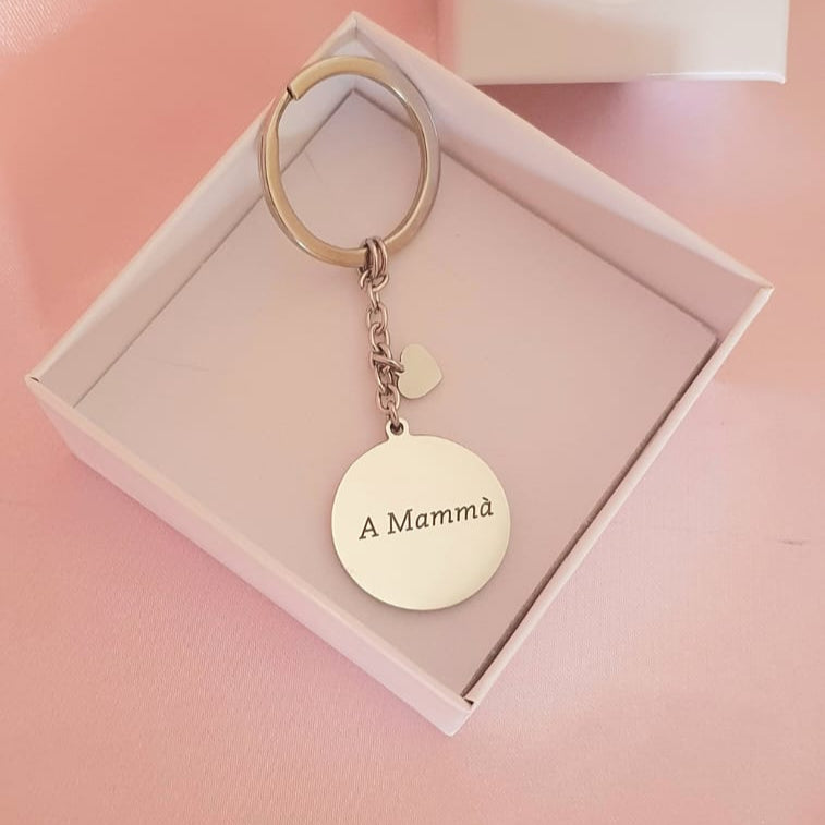 Portachiavi con incisione