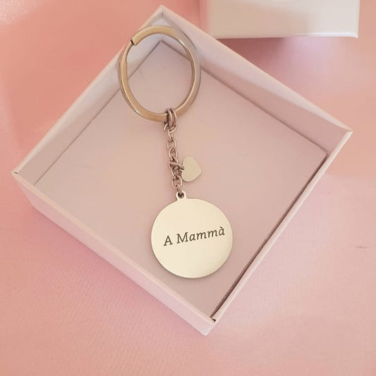 Portachiavi con incisione