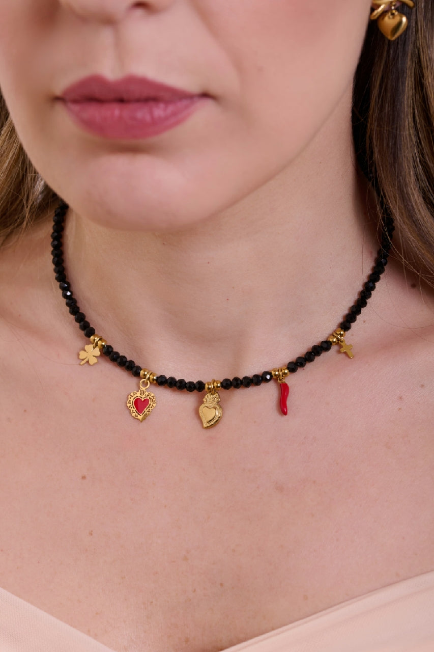 Collana Charms Lucky oro