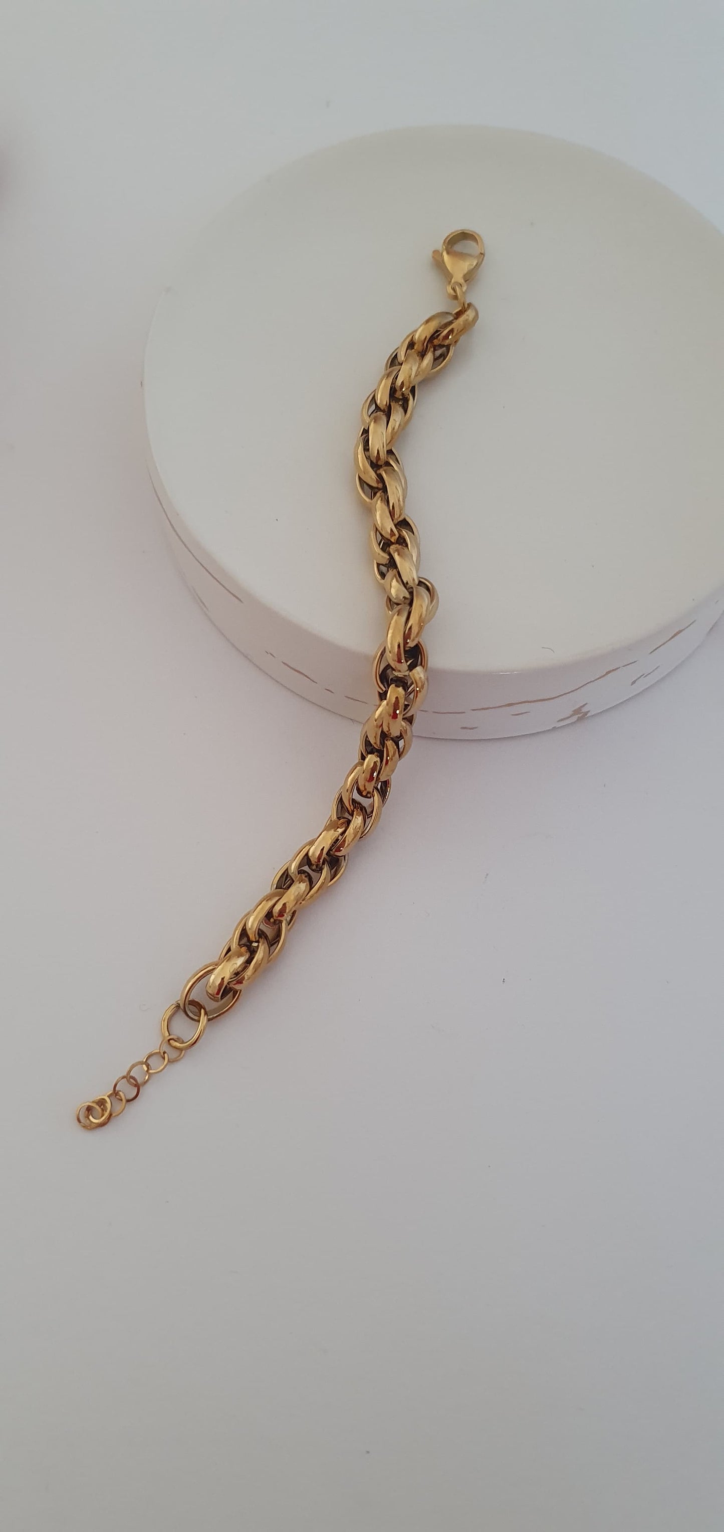 Bracciale Torchon dorato