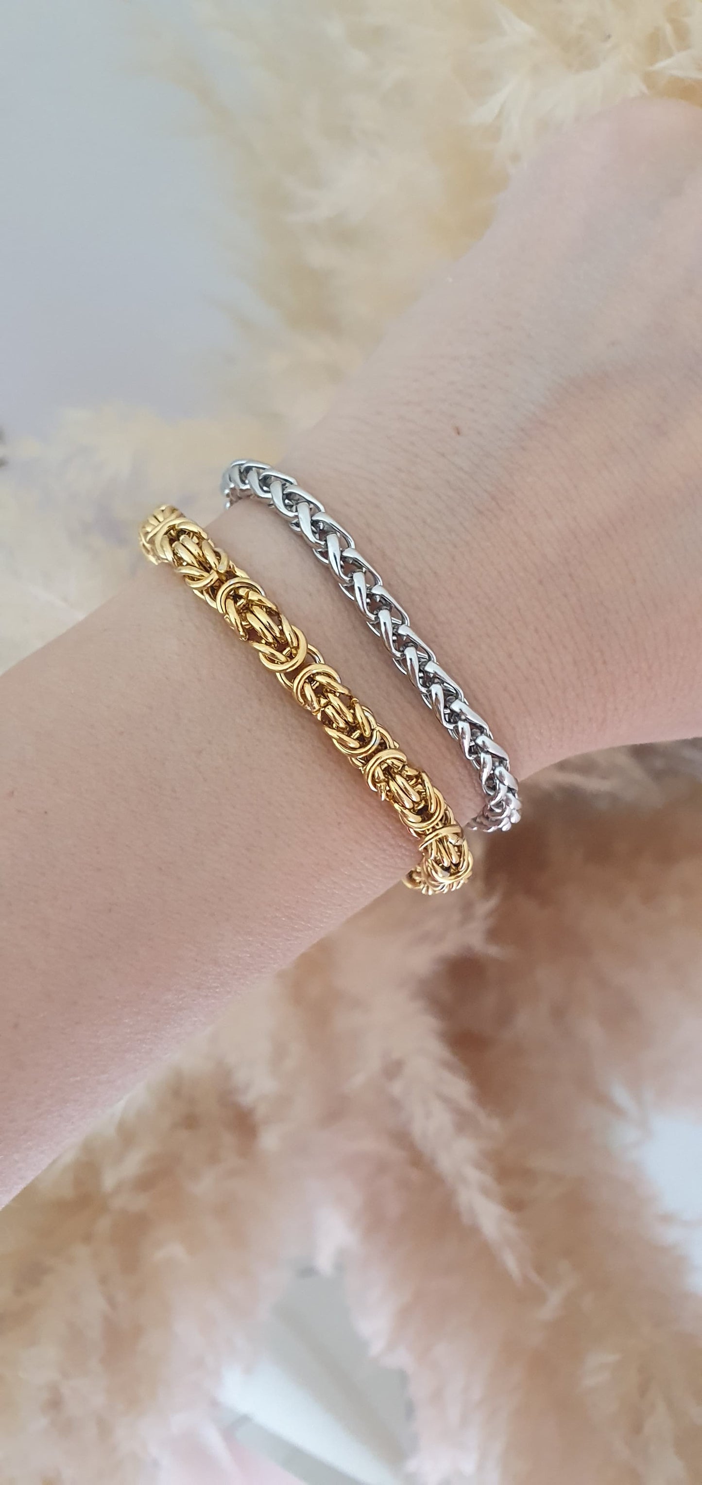 Bracciale Spiga argentato