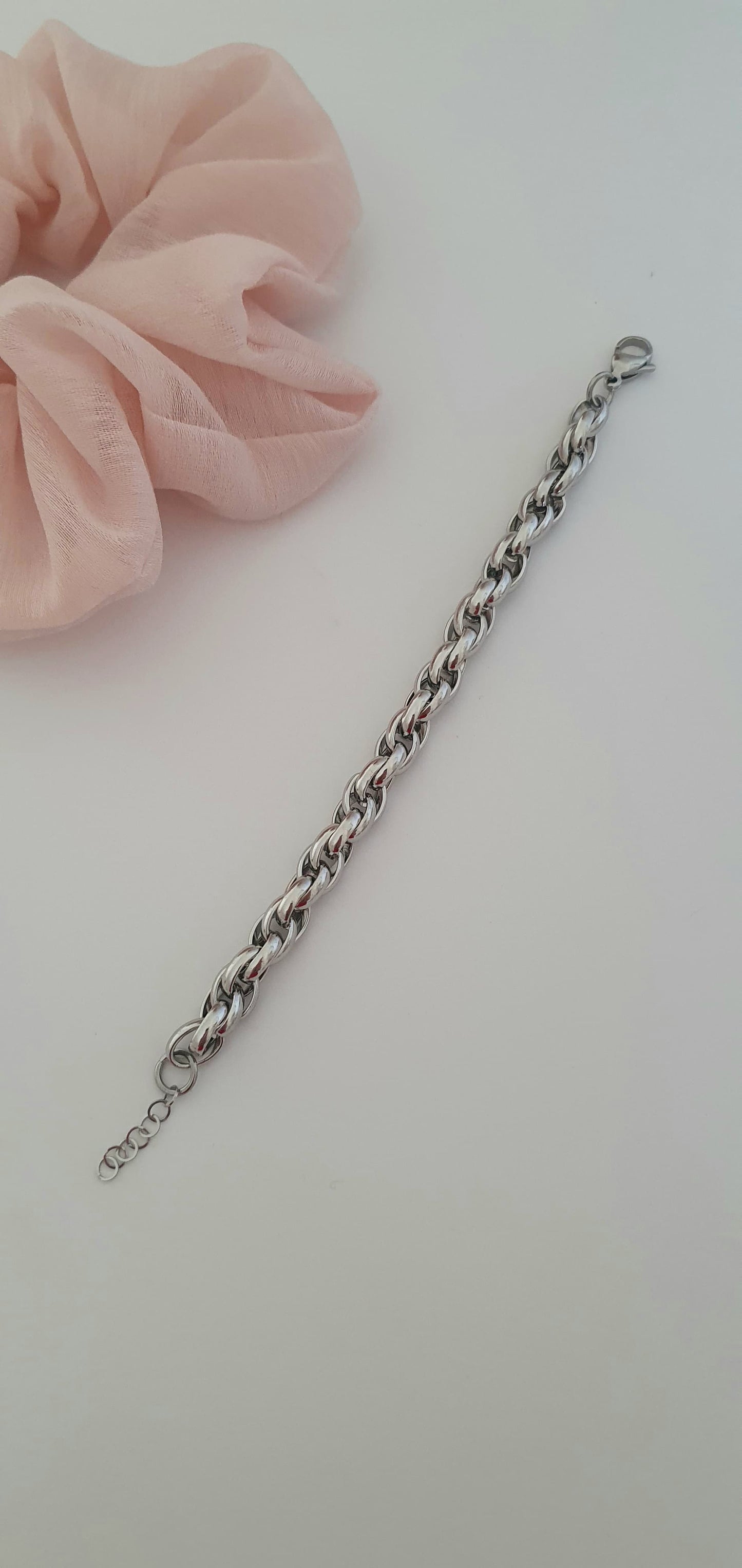 Bracciale Torchon argentato