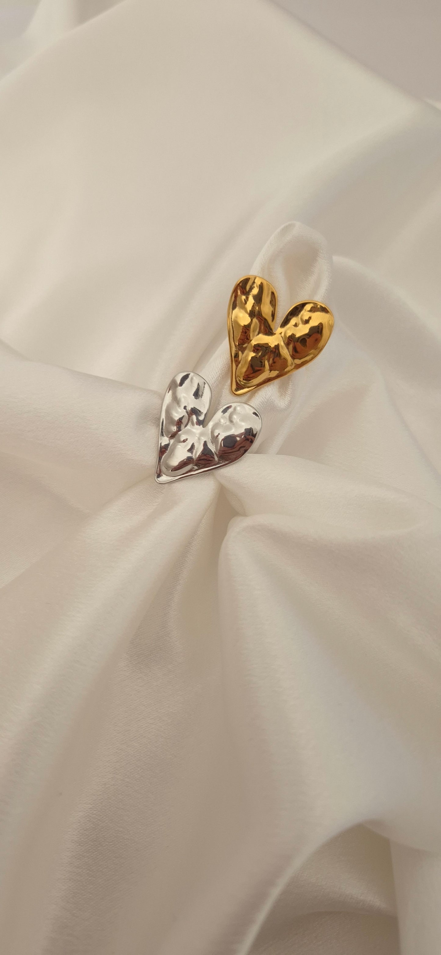 Anello Cuore Ondulato dorato