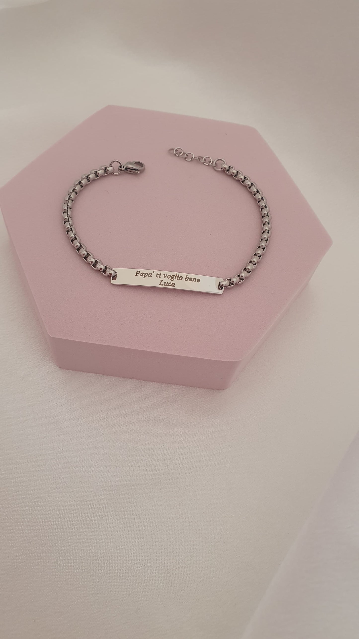 Bracciale Targhetta con incisione