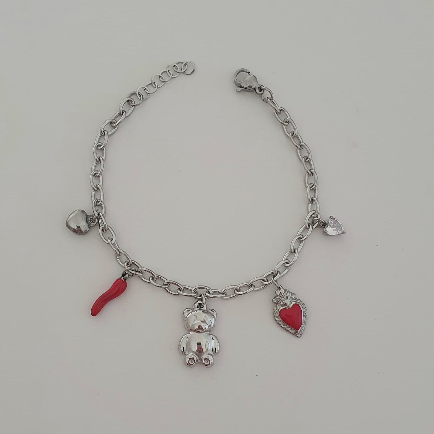 Bracciale Fortuna con Charms argentato