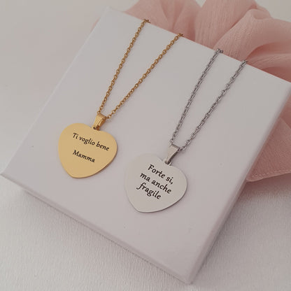 Collana Cuore personalizzabile