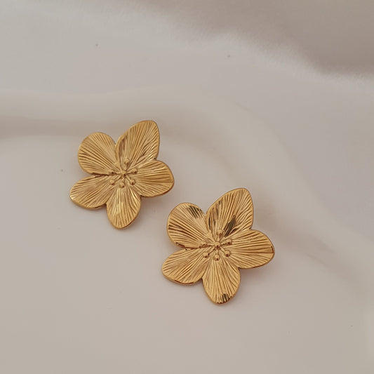 Orecchini Fiore oro