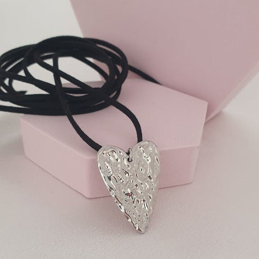 Choker Cuore Nero - Refé Gioielli