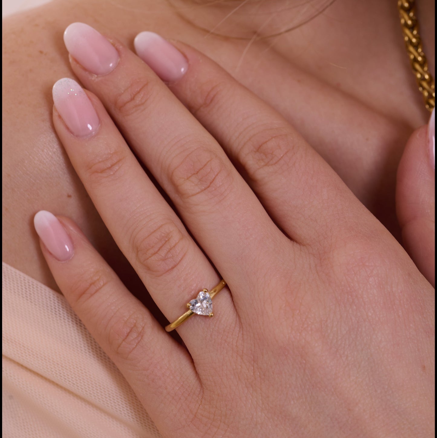 Anello Cuore Solitario