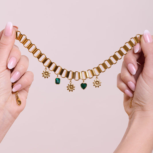 Collana charms Esmeralda