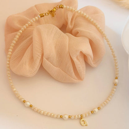 Collana Ivory con iniziale