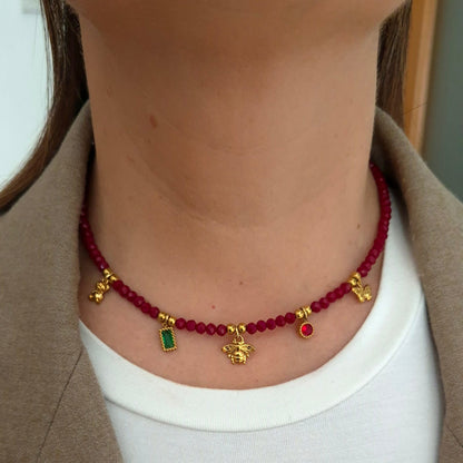 Collana Autunno con charms