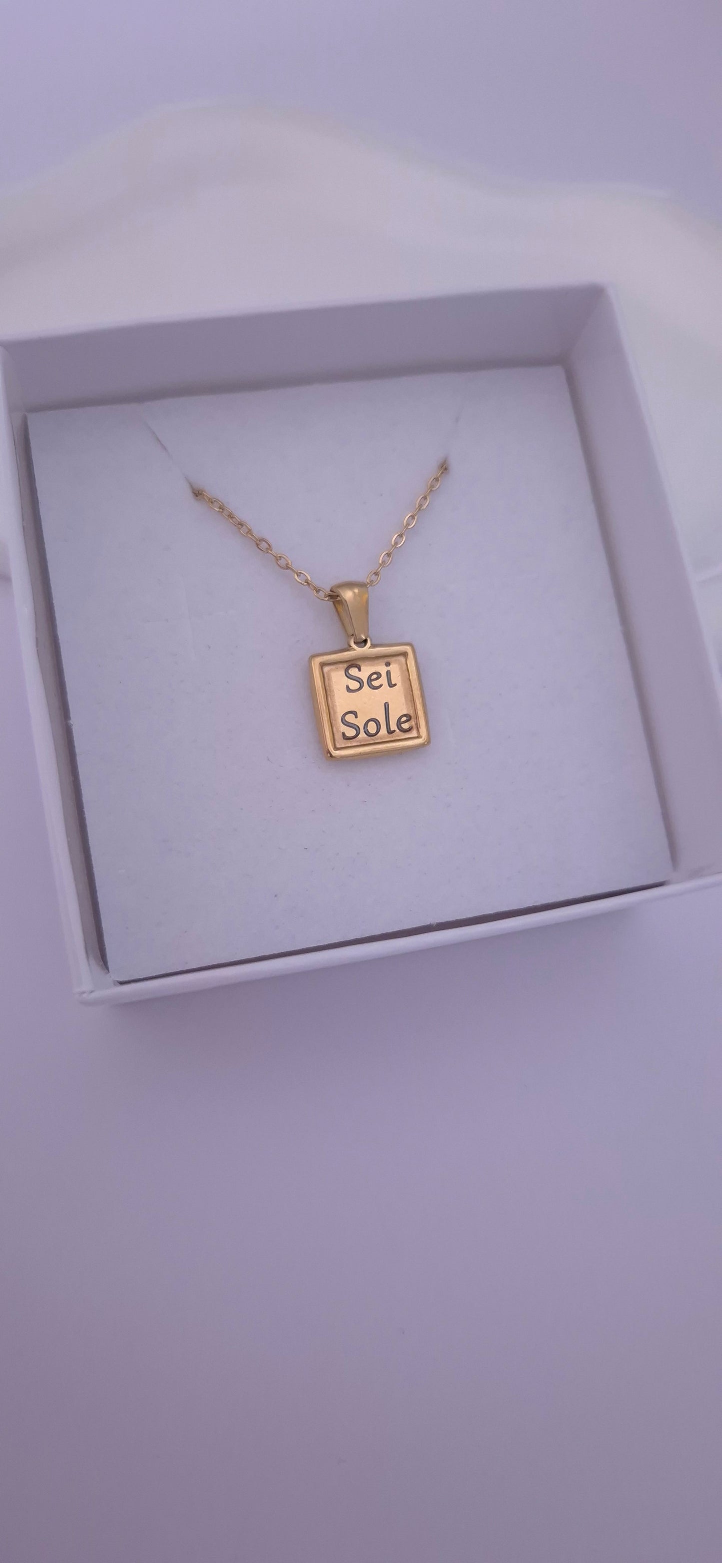 Collana Vintage rettangolino