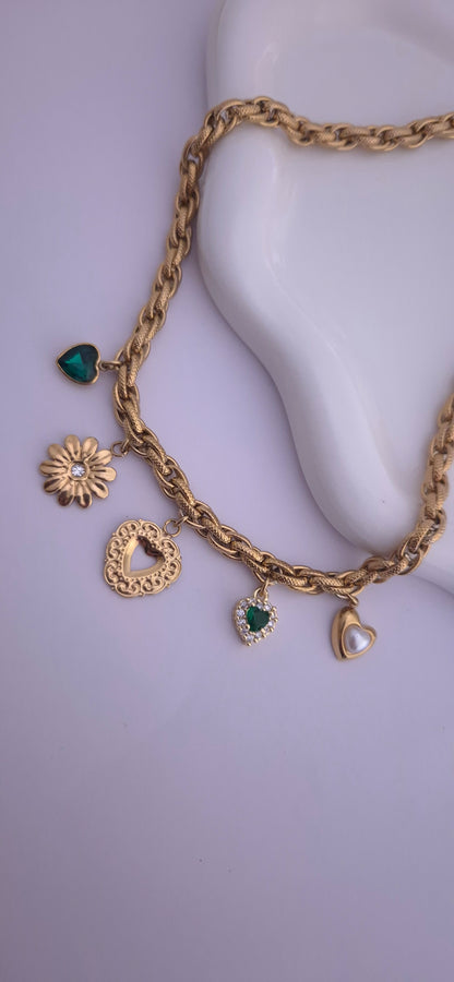 Collana Charms Amore
