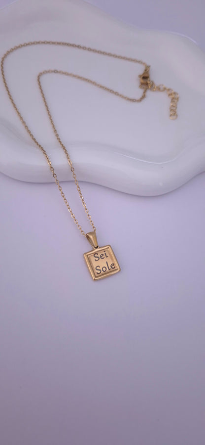 Collana Vintage rettangolino