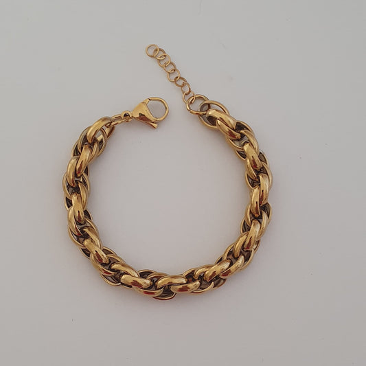 Bracciale Torchon dorato