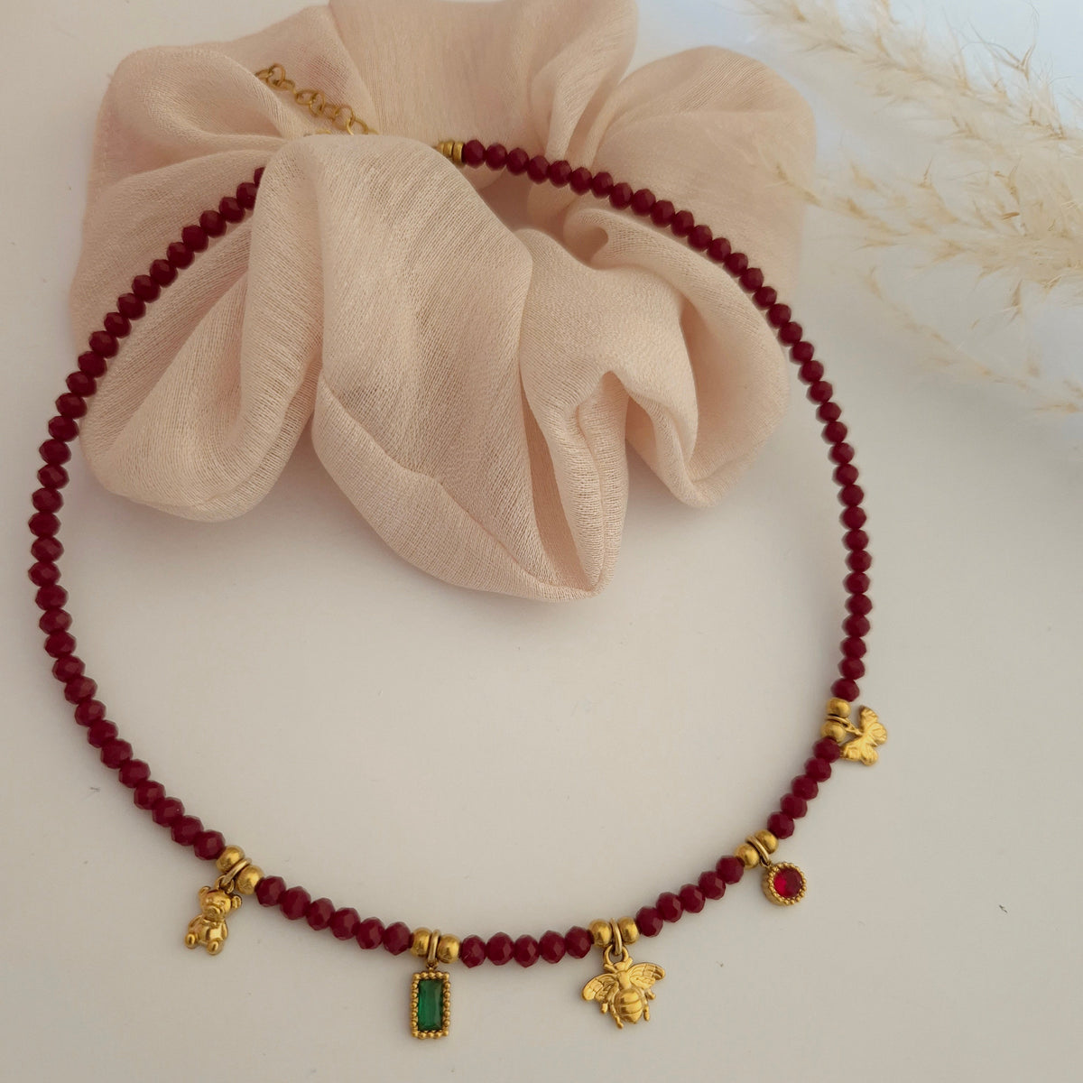 Collana Autunno con charms