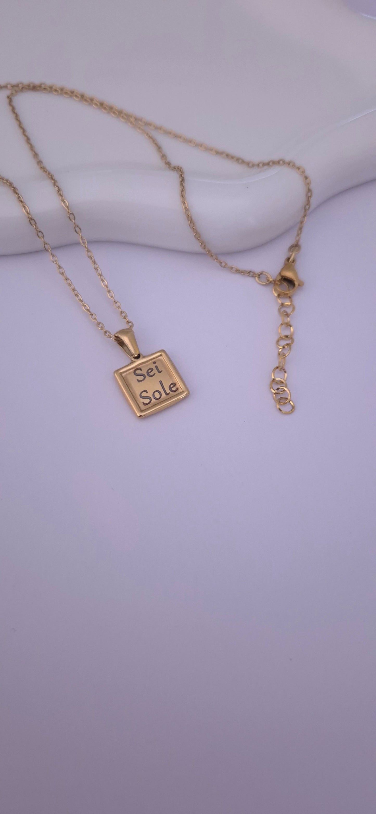 Collana Vintage rettangolino