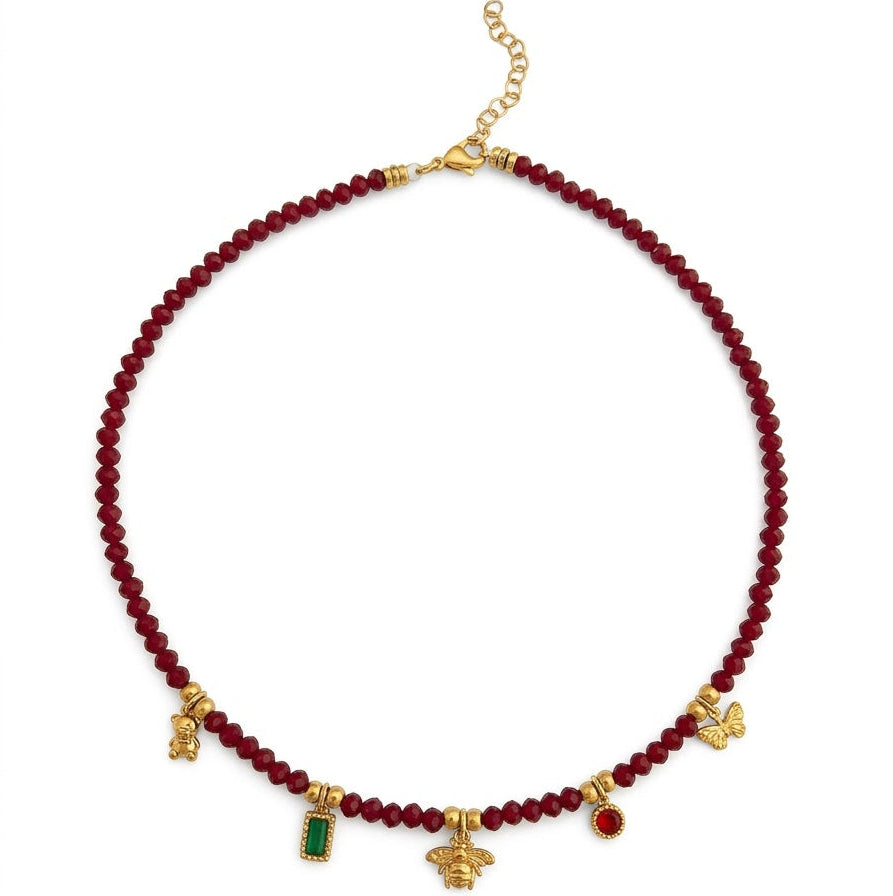 Collana Autunno con charms