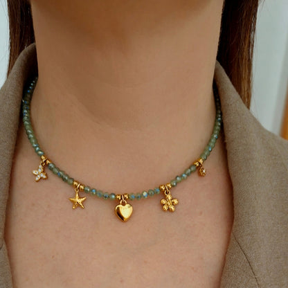 Collana Olivia con charms