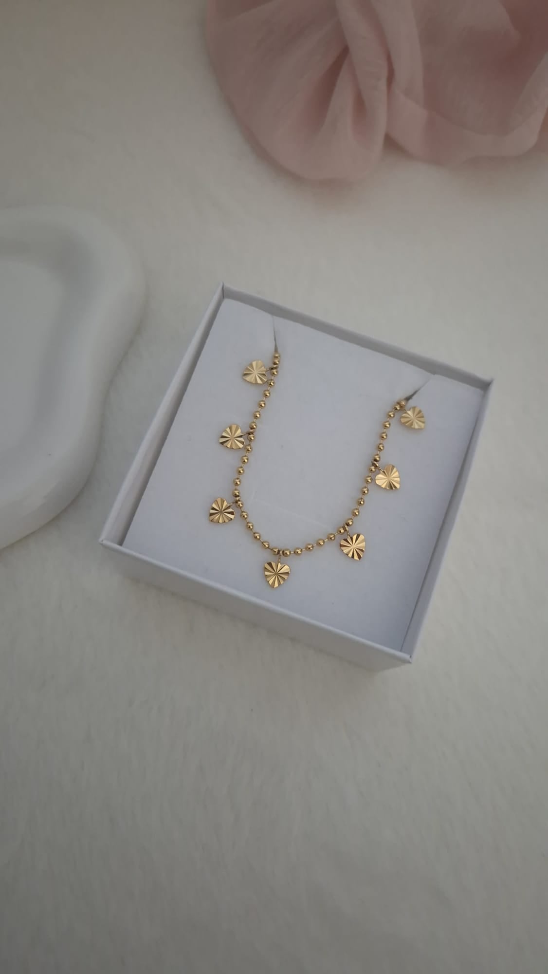 Collana foglioline gold