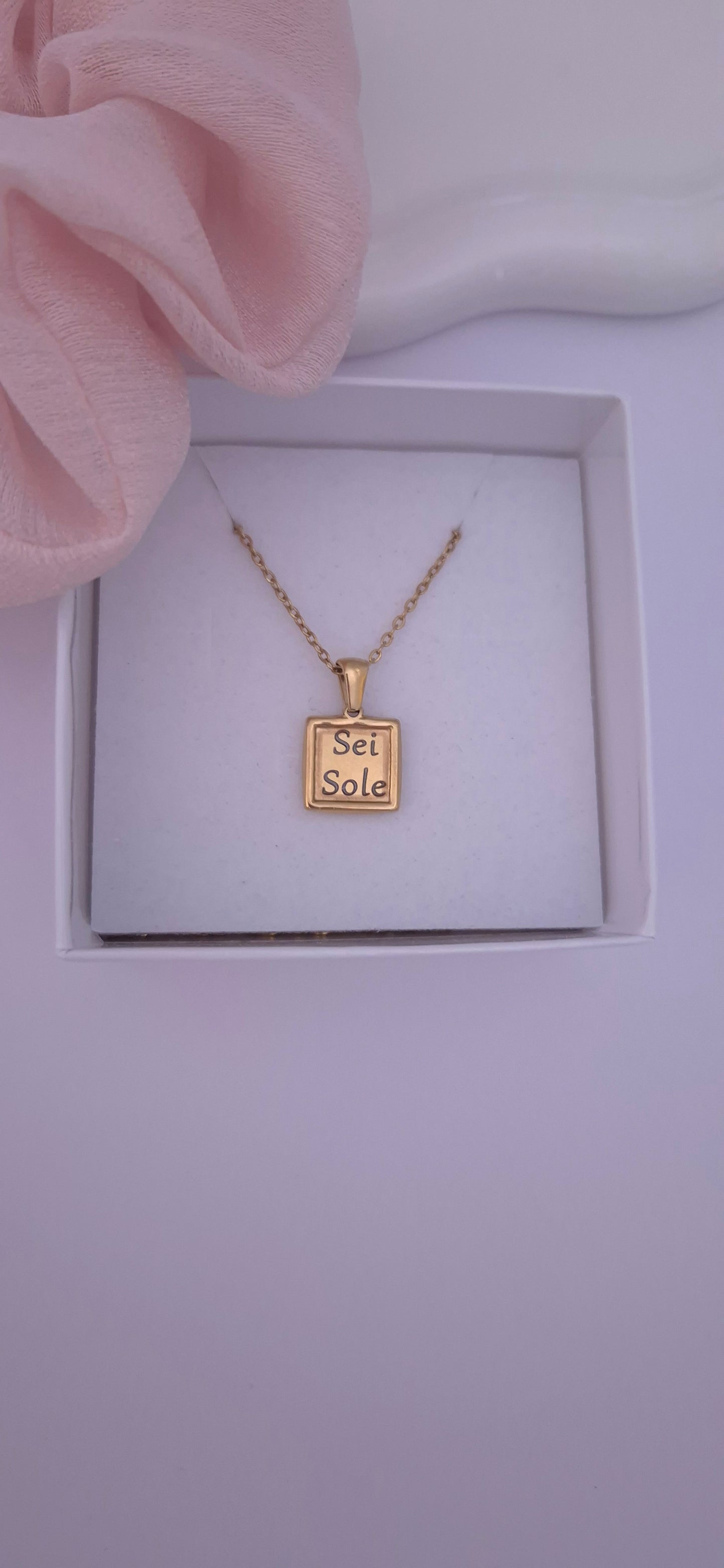 Collana Vintage rettangolino