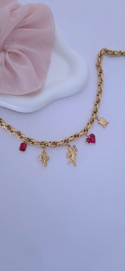 Collana Charms Cupido