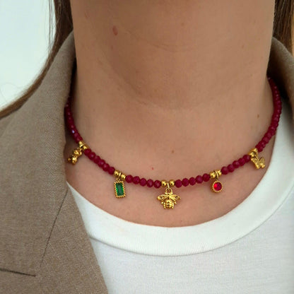 Collana Autunno con charms